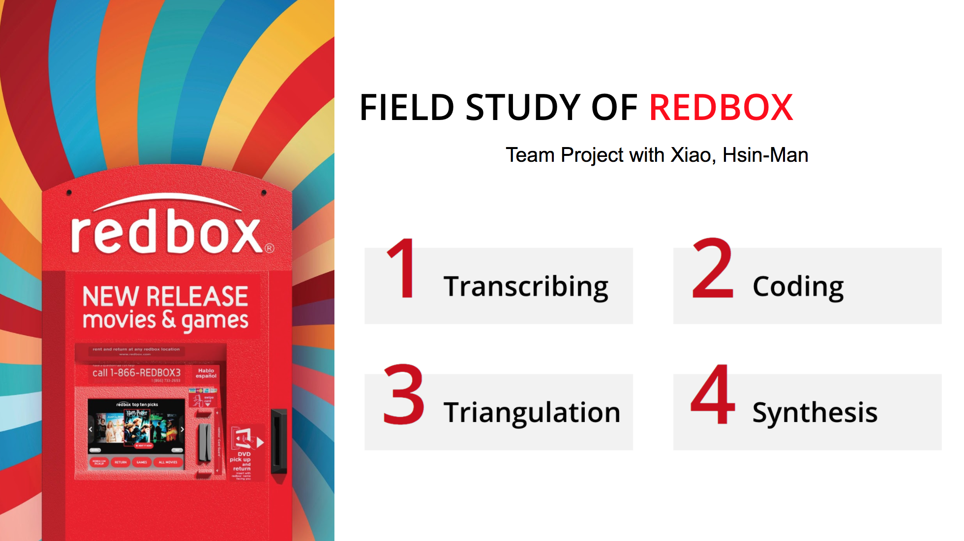 case study 1: Field Study of Redbox